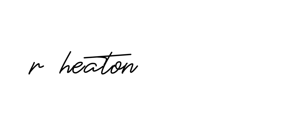 Signature of r-heaton