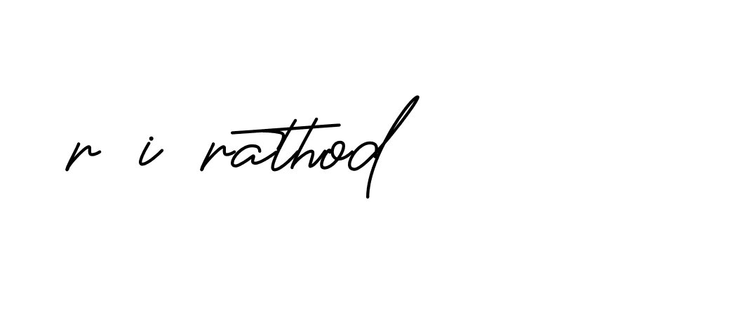 Signature of r-i-rathod