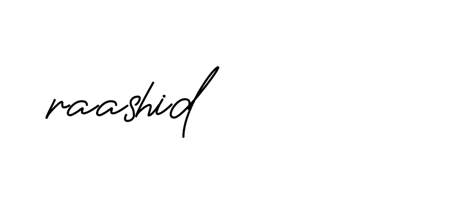 Signature of raashid-