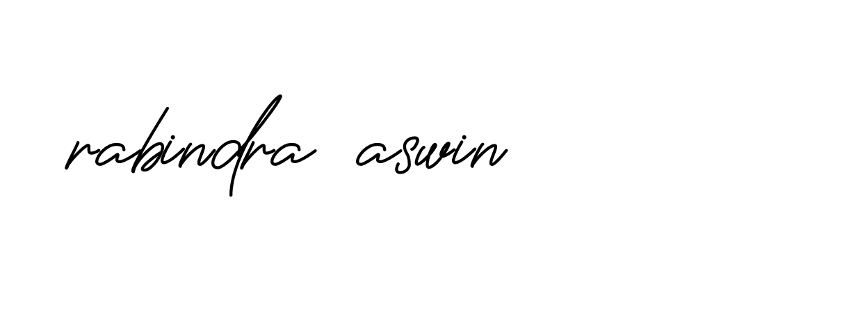 Signature of rabindra-aswin