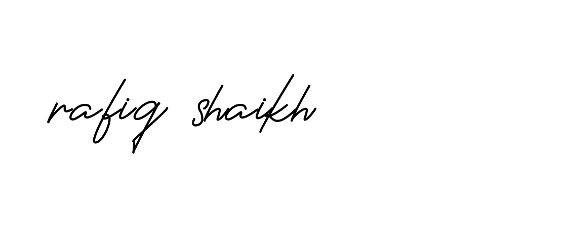 Signature of rafiq-shaikh