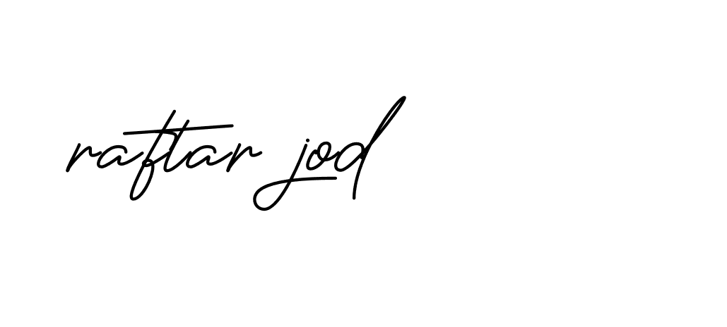 Signature of raftar-jod