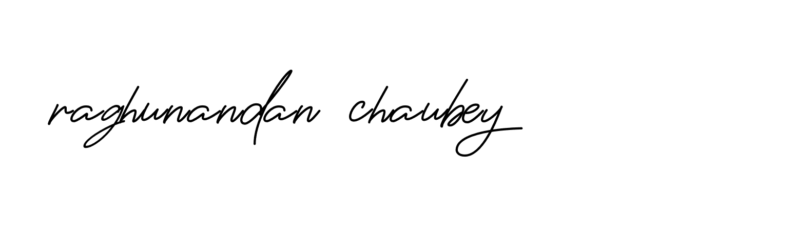 Signature of raghunandan-chaubey-