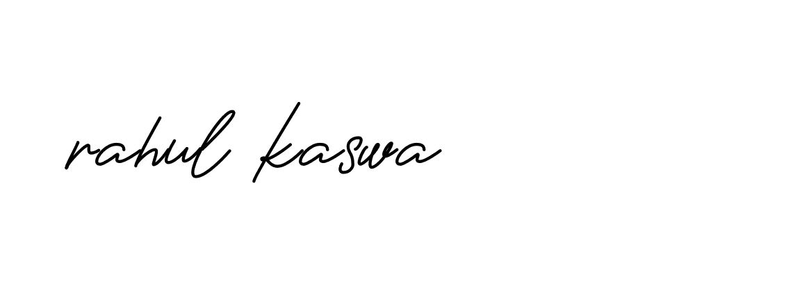 Signature of rahul-kaswa