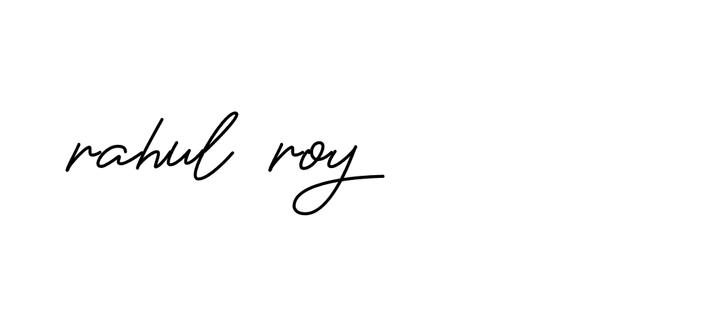 Signature of rahul-roy