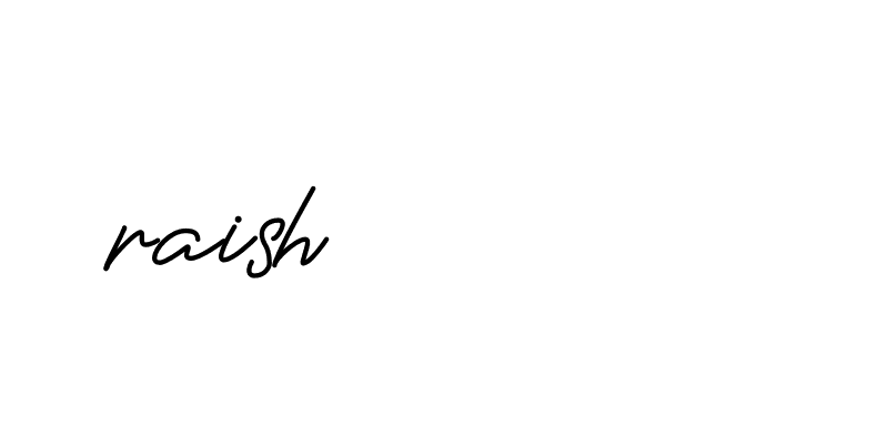 Signature of raish