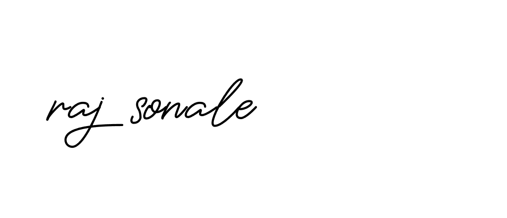 Signature of raj-sonale