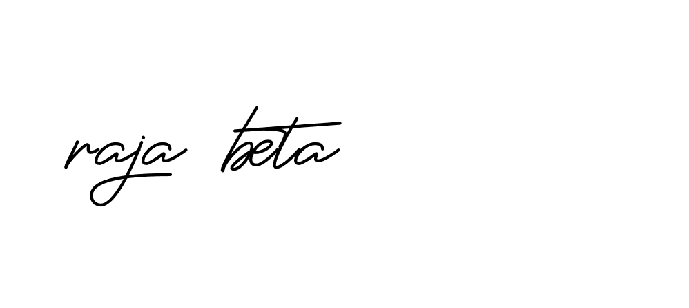 Signature of raja-beta