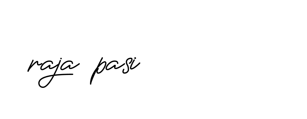 Signature of raja-pasi-