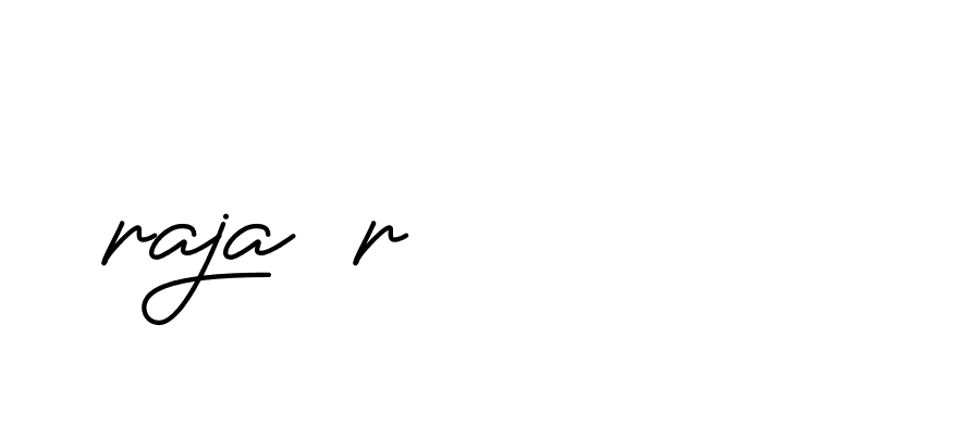 Signature of raja-r