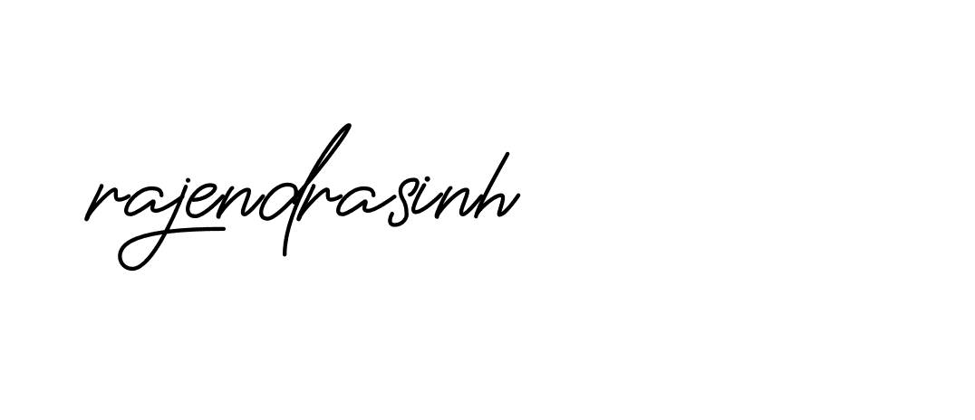 Signature of rajendrasinh