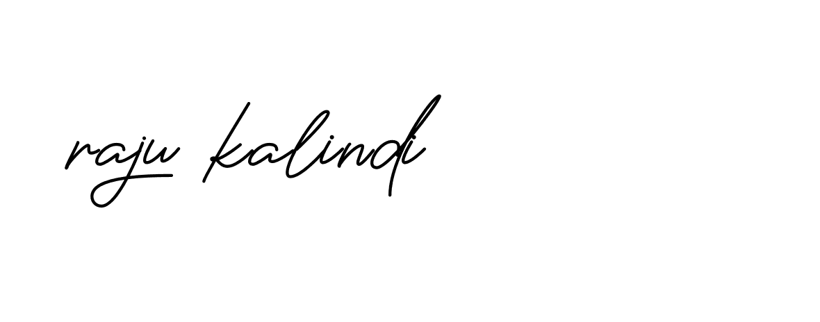 Signature of raju-kalindi-