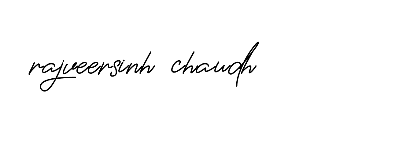 Signature of rajveersinh-chaudh