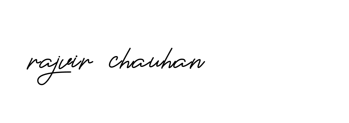 Signature of rajvir-chauhan