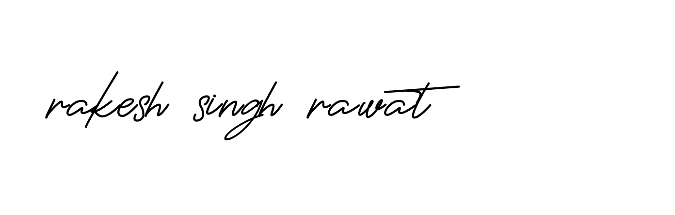 Signature of rakesh-singh-rawat