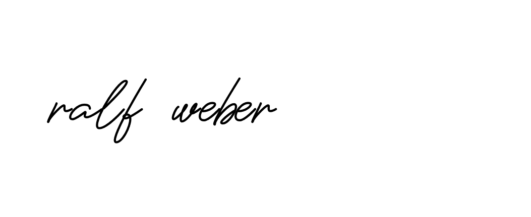 Signature of ralf-weber