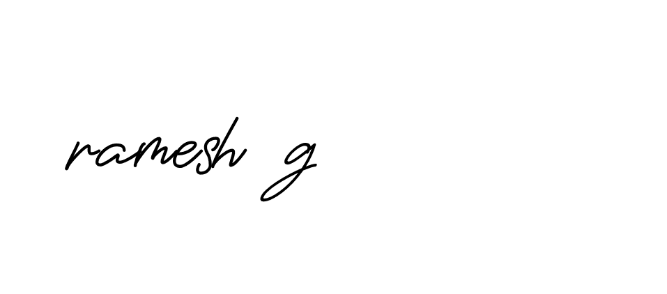 Signature of ramesh-g