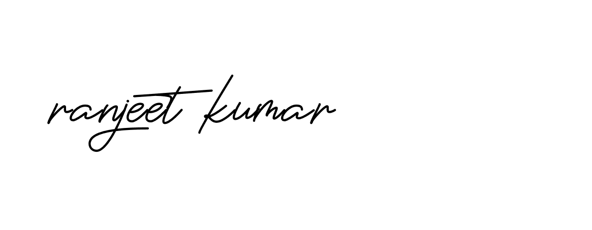 Signature of ranjeet-kumar