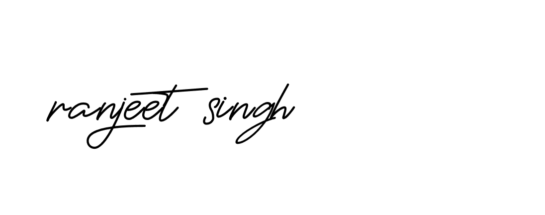 Signature of ranjeet-singh