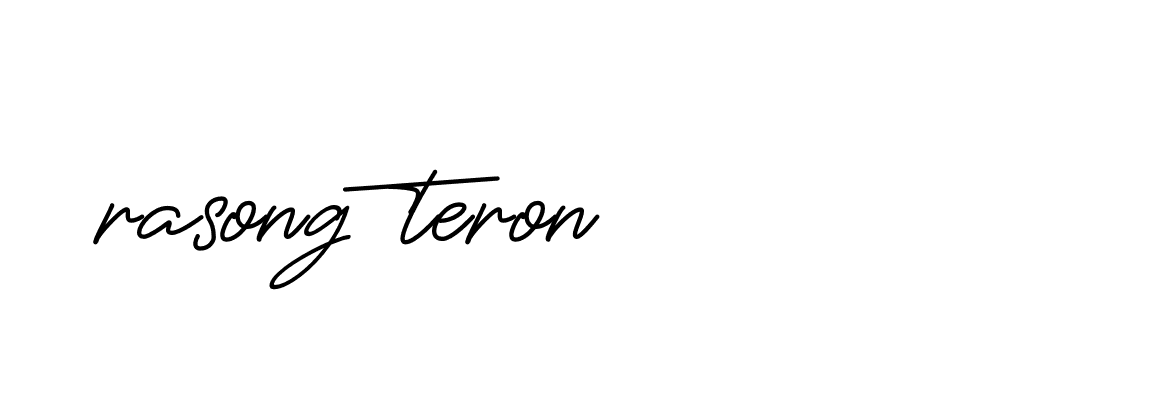 Signature of rasong-teron-