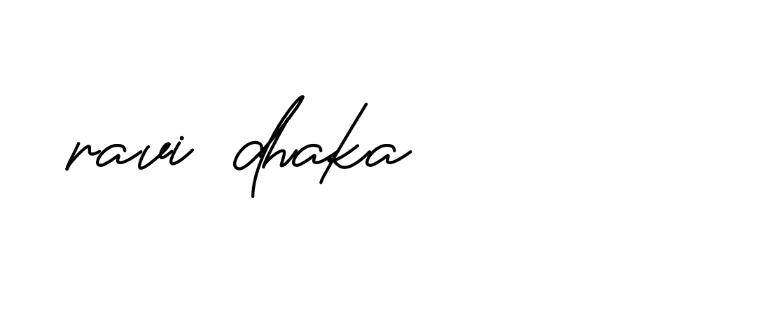 Signature of ravi-dhaka