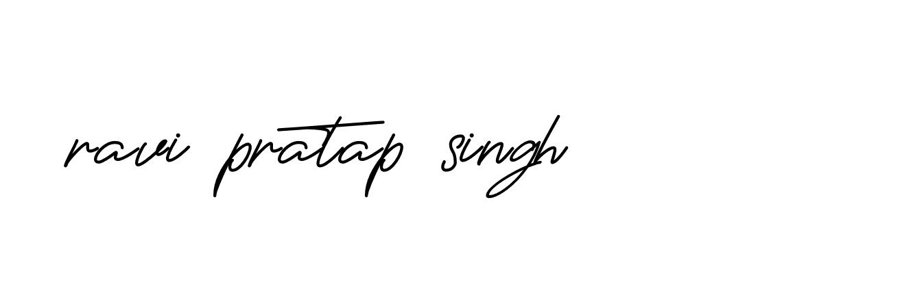 Signature of ravi-pratap-singh