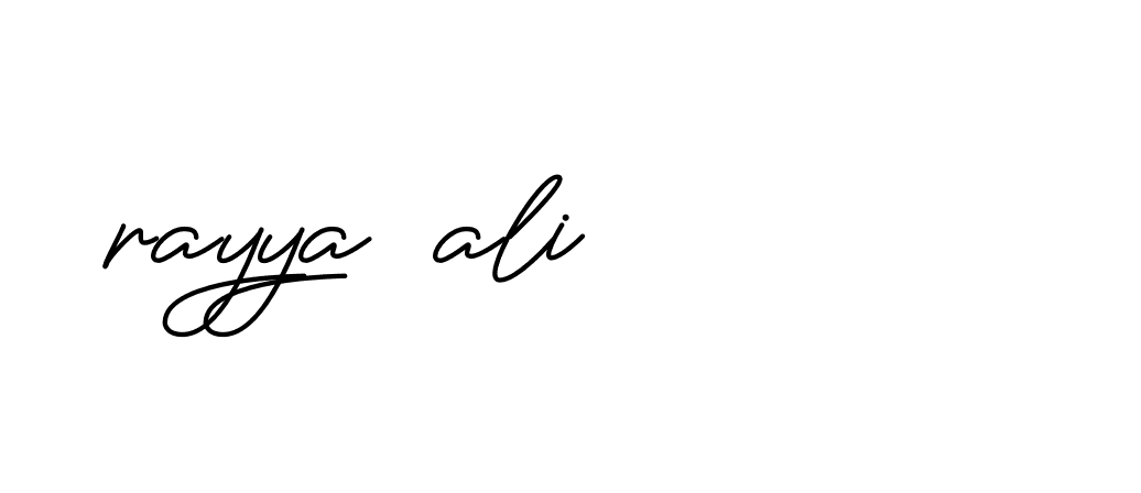 Signature of rayya-ali