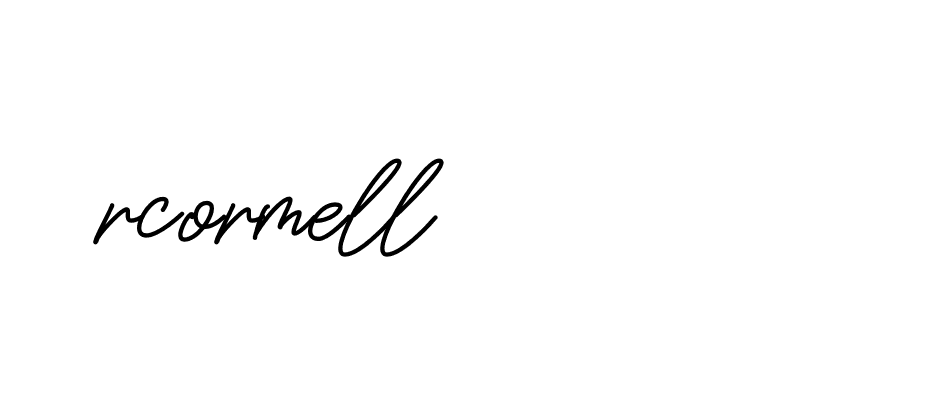 Signature of rcormell