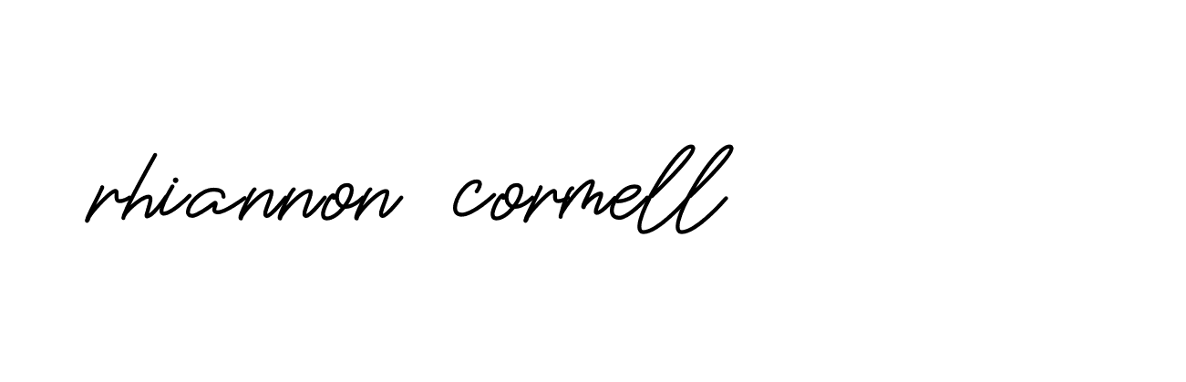 Signature of rhiannon-cormell