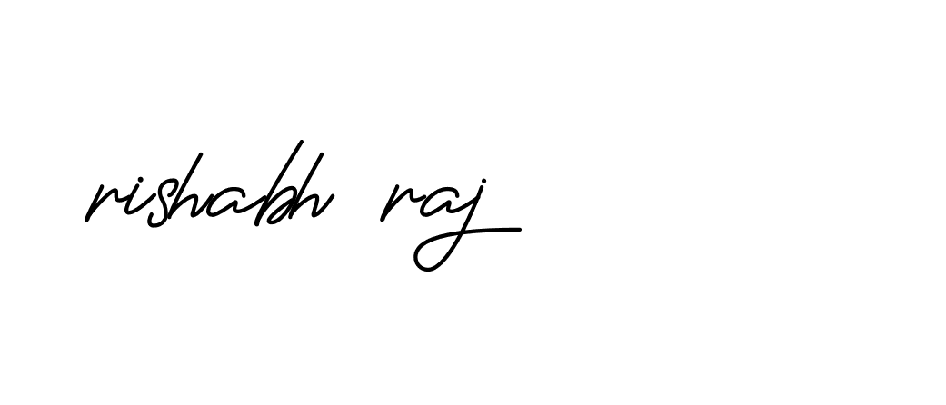 Signature of rishabh-raj