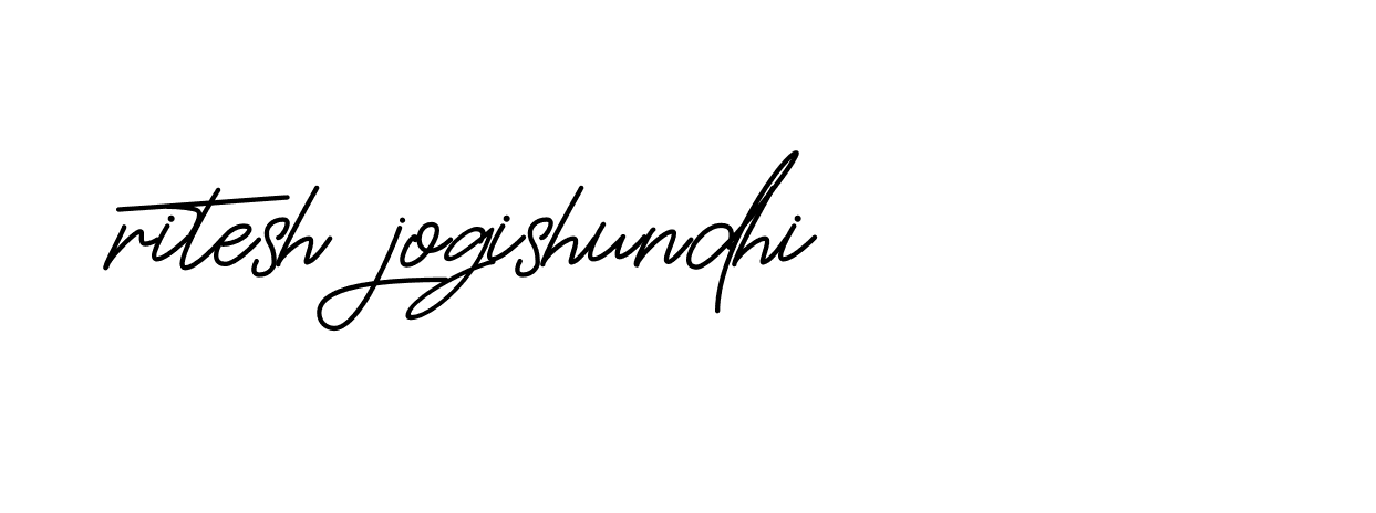 Signature of ritesh-jogishundhi