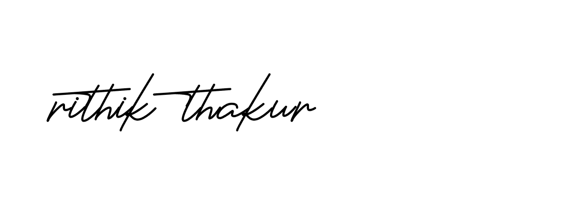 Signature of rithik-thakur