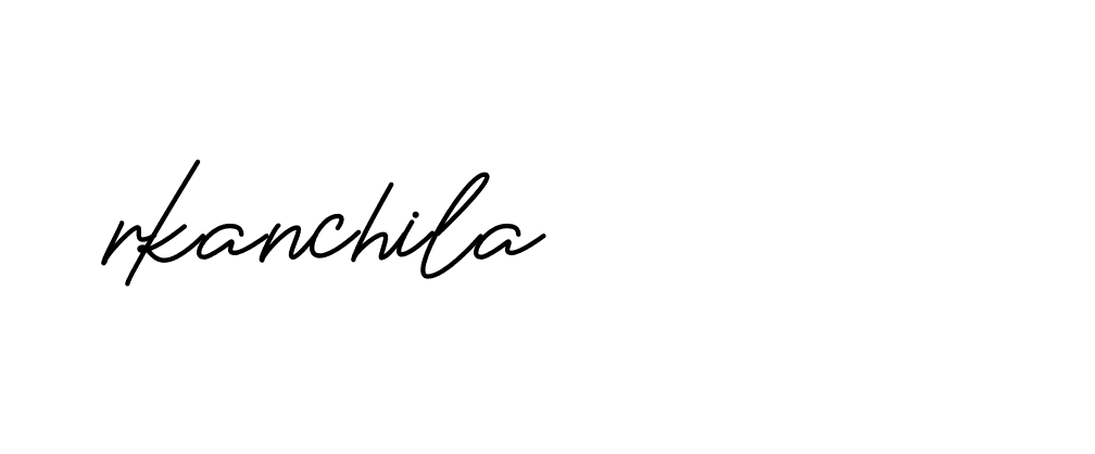 Signature of rkanchila