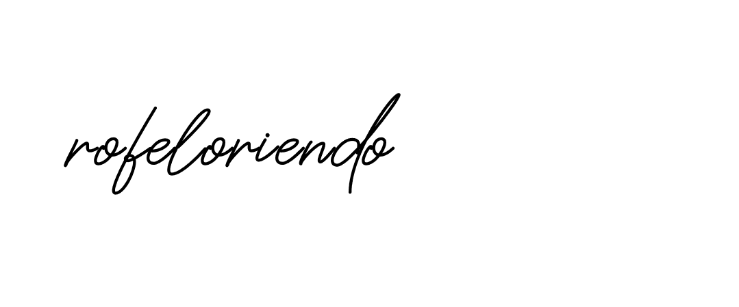 Signature of rofeloriendo