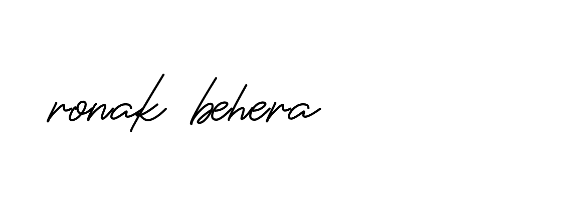 Signature of ronak-behera