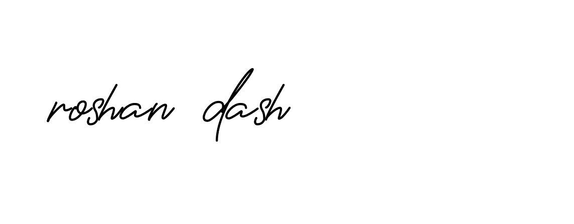 Signature of roshan-dash-