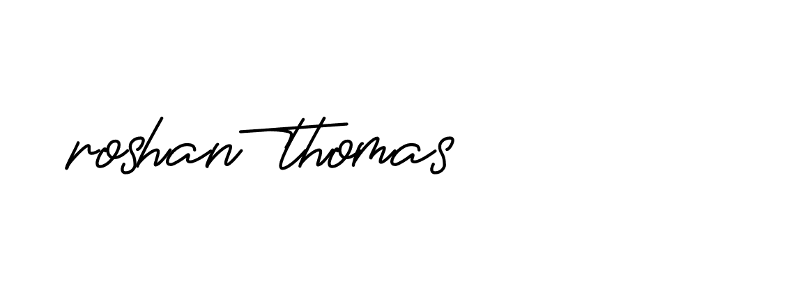 Signature of roshan-thomas