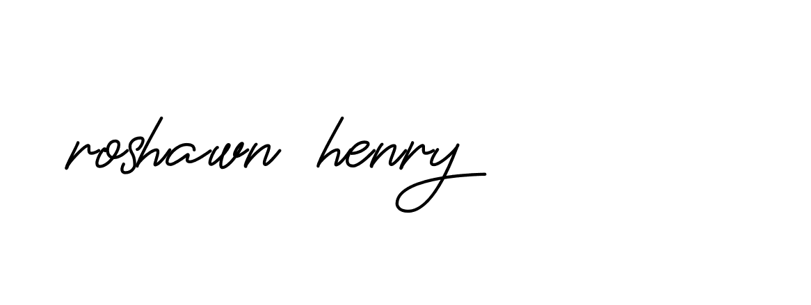 Signature of roshawn-henry