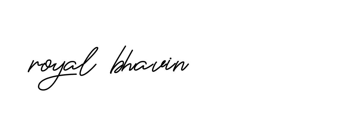 Signature of royal-bhavin