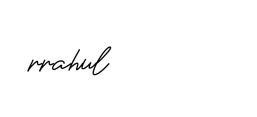 Signature of rrahul