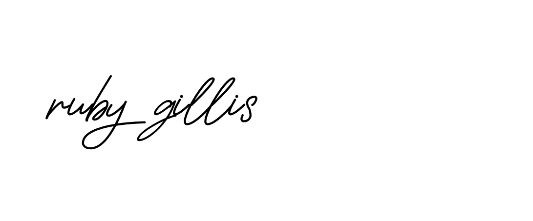 Signature of ruby-gillis-