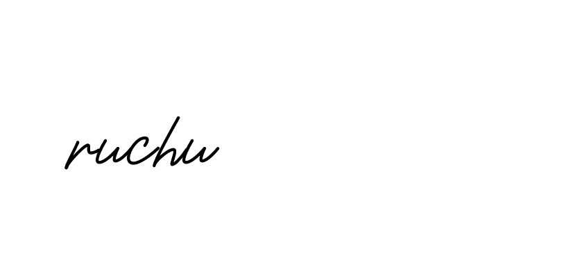 Signature of ruchu