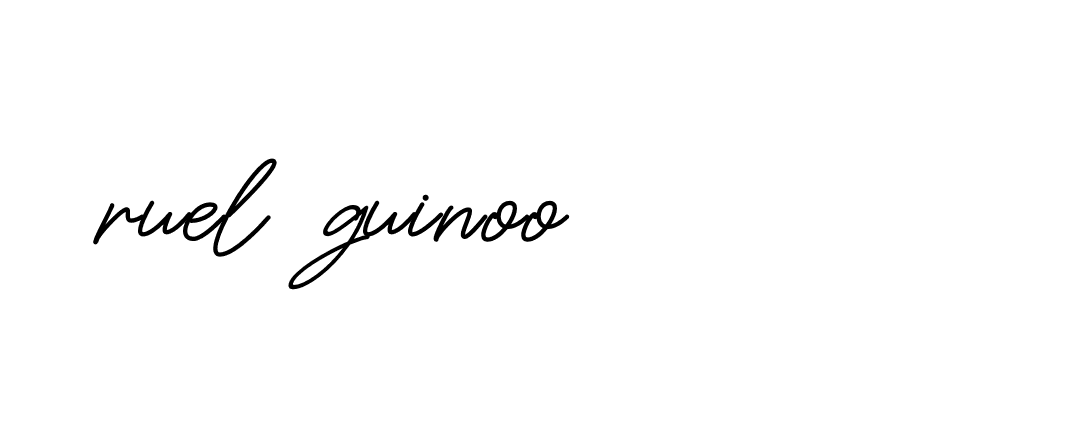 Signature of ruel-guinoo