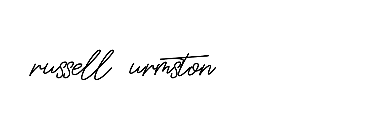 Signature of russell-urmston