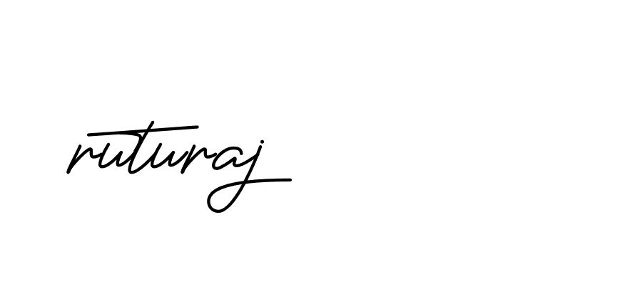 Signature of ruturaj