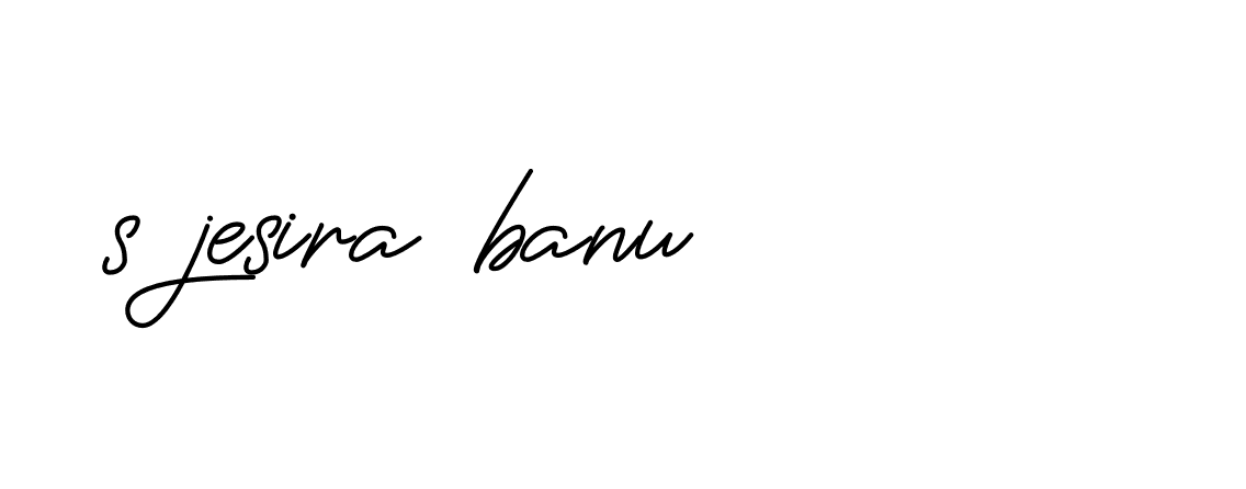 Signature of s-jesira-banu