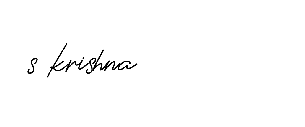 Signature of s-krishna-