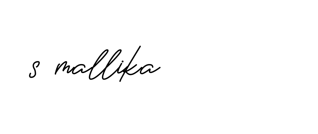 Signature of s-mallika