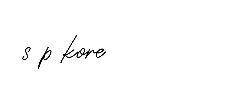 Signature of s-p-kore