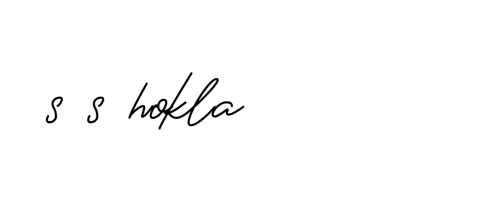 Signature of s-s-hokla